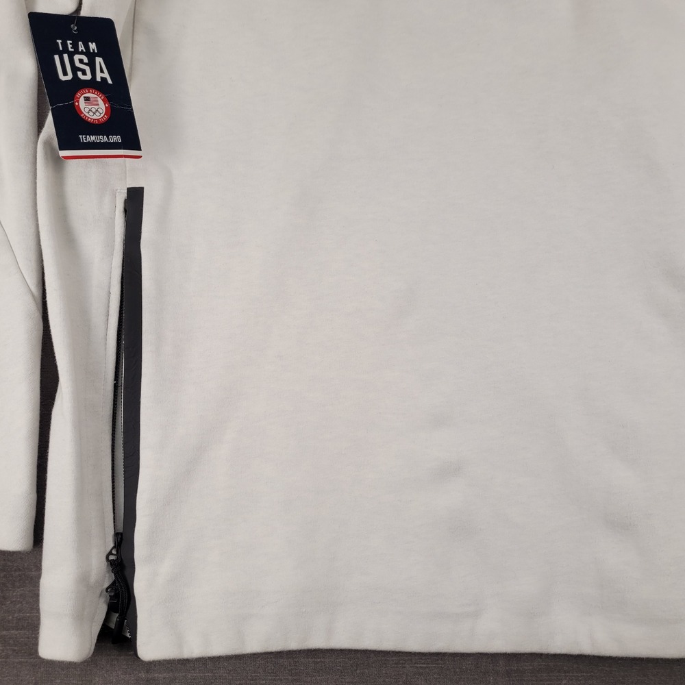 Nike Tech Pack Olympic Team USA Hoodie Pullover Jacket White Womens XL New Flaws - Picture 14 of 16